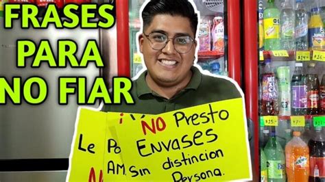 imagenes de frases para no fiar|Consejos para evitar fiar a los clientes en letreros.